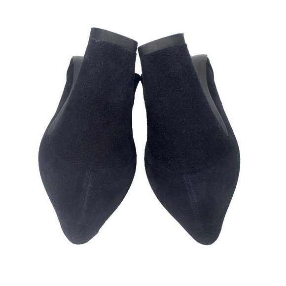 Stuart Weitzman Woman’s Suede Leather heel Navy Tassel Heels 9 - Picture 8 of 12